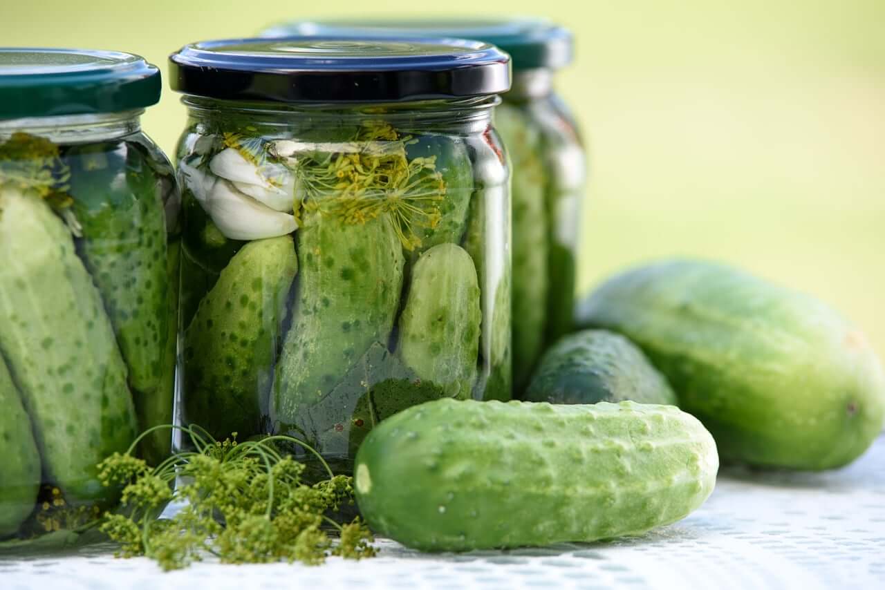 Prírodné probiotiká - nakladané uhorky